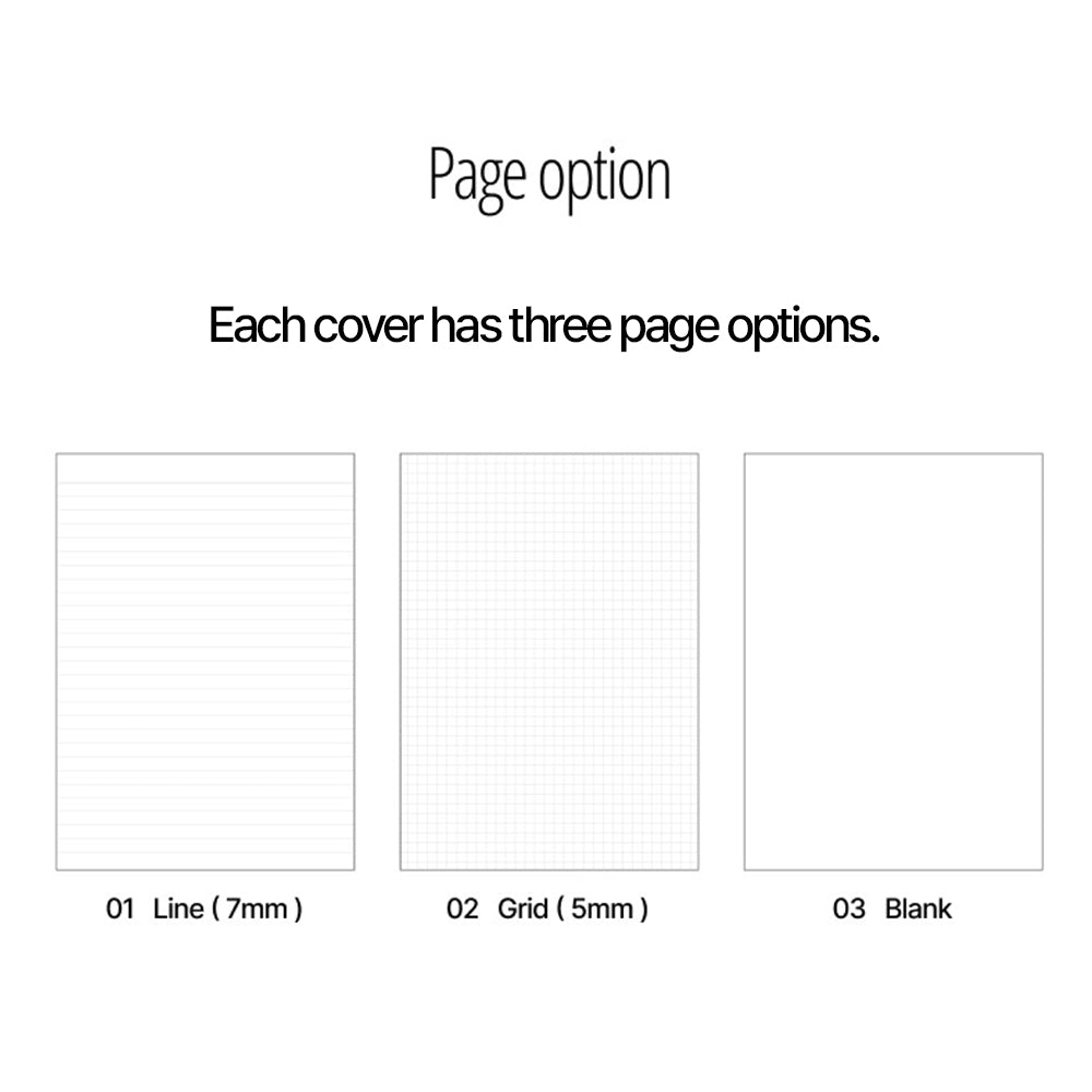 Scrap the Moment Note / Grid Note / Line Note / Plain Note