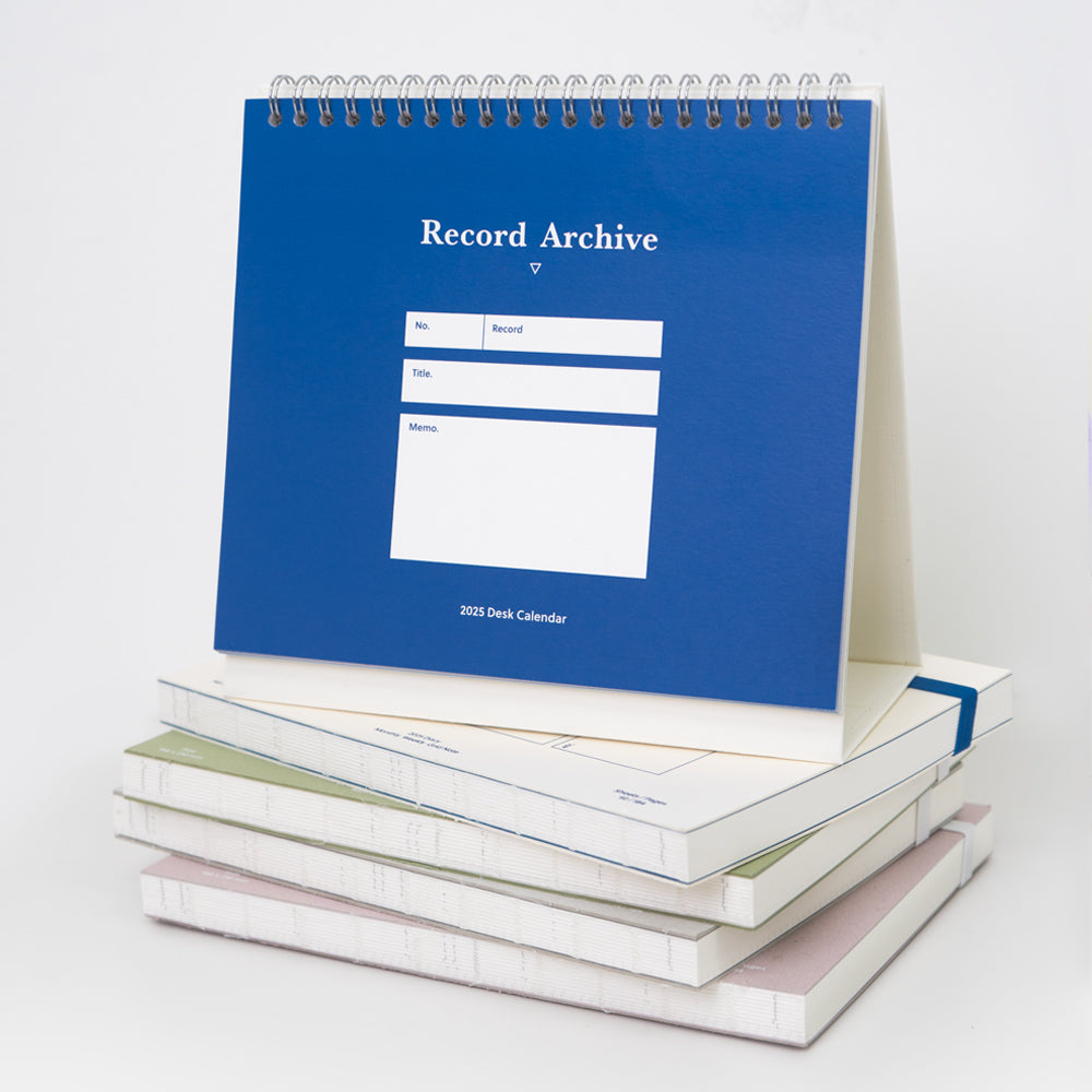 2025 Record Archive Desk Calendar Ver.3