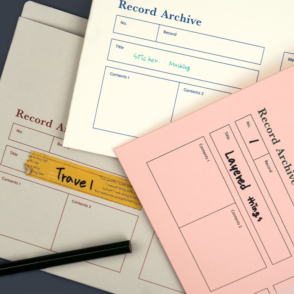 Record Archive Paper Holder