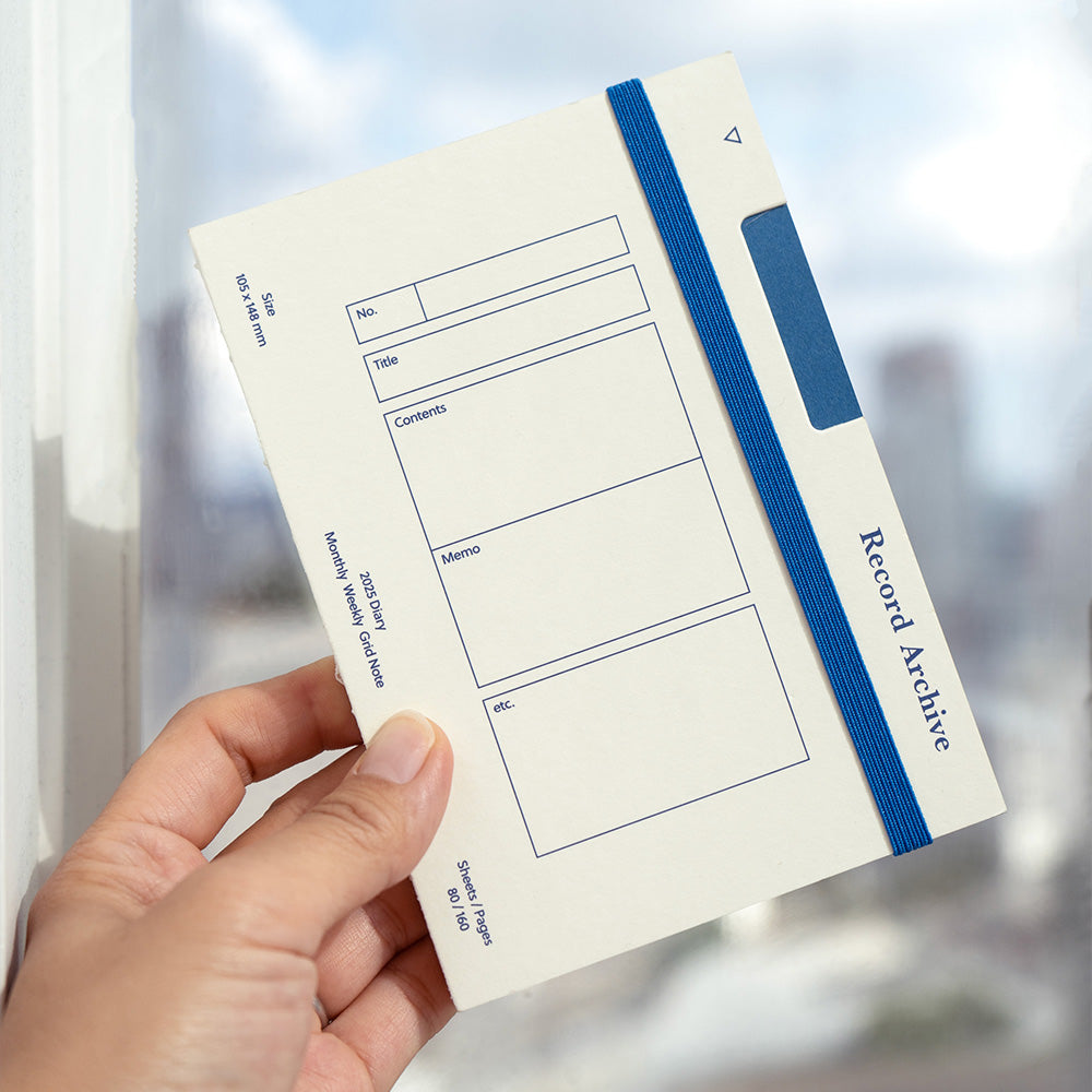 2025 Record Archive Pocket Diary (Dated/Un-dated)