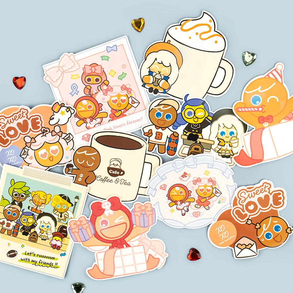 CookieRun Removable Big Sticker (10 types)