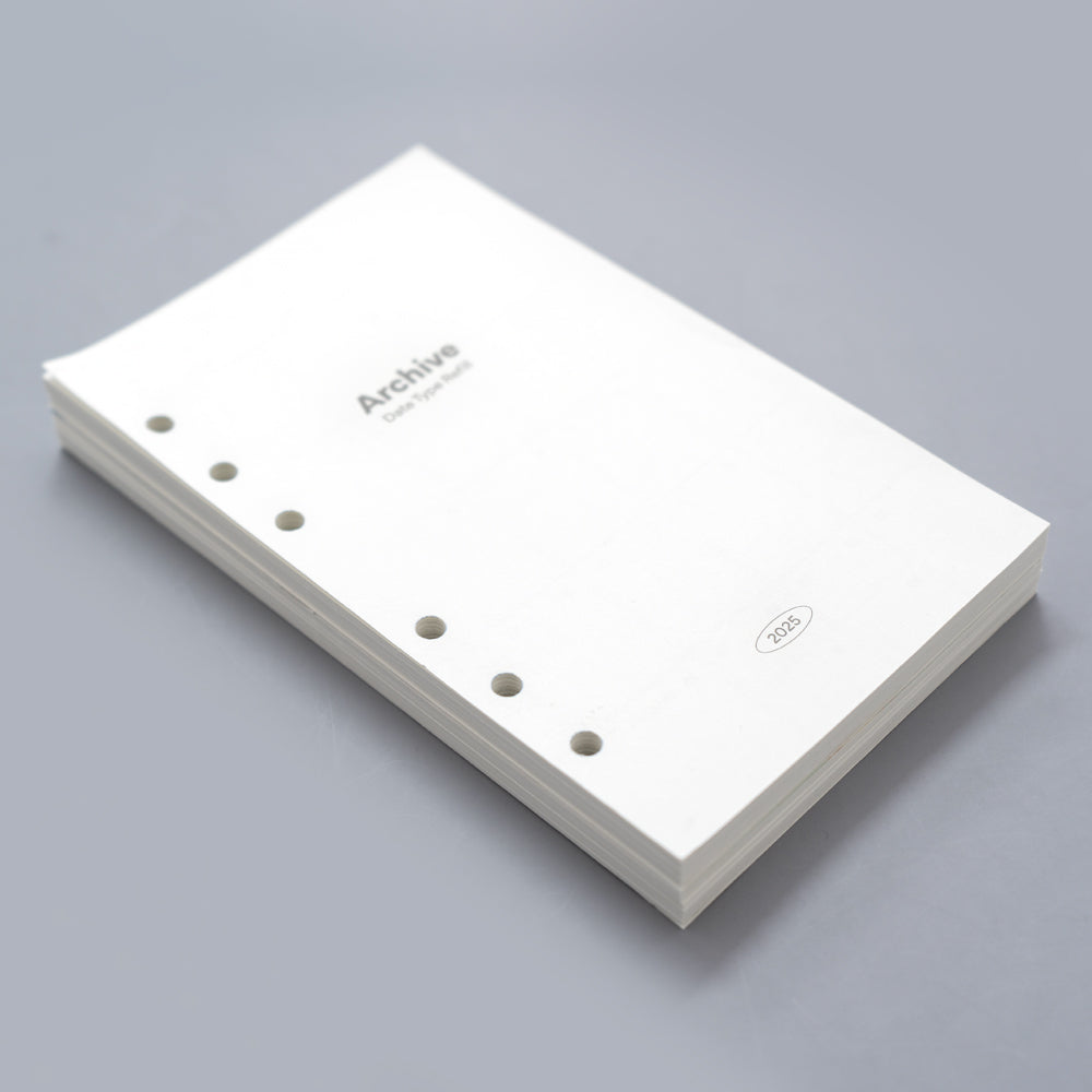 Archive 2025 date type refill