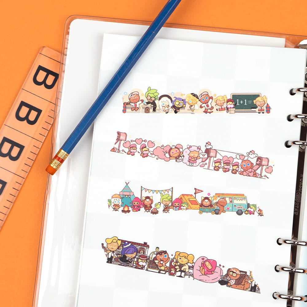 CookieRun Die Cut Masking Tape (4 types)