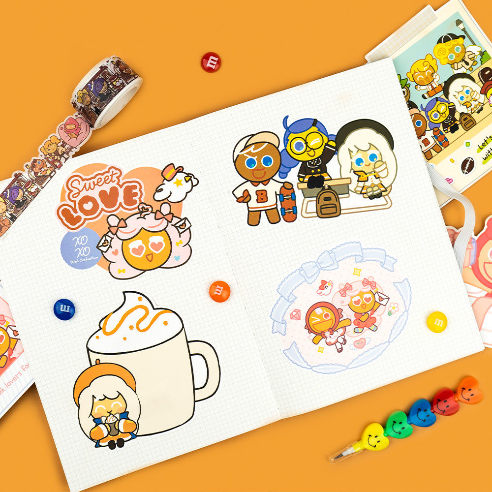CookieRun Removable Big Sticker (10 types)