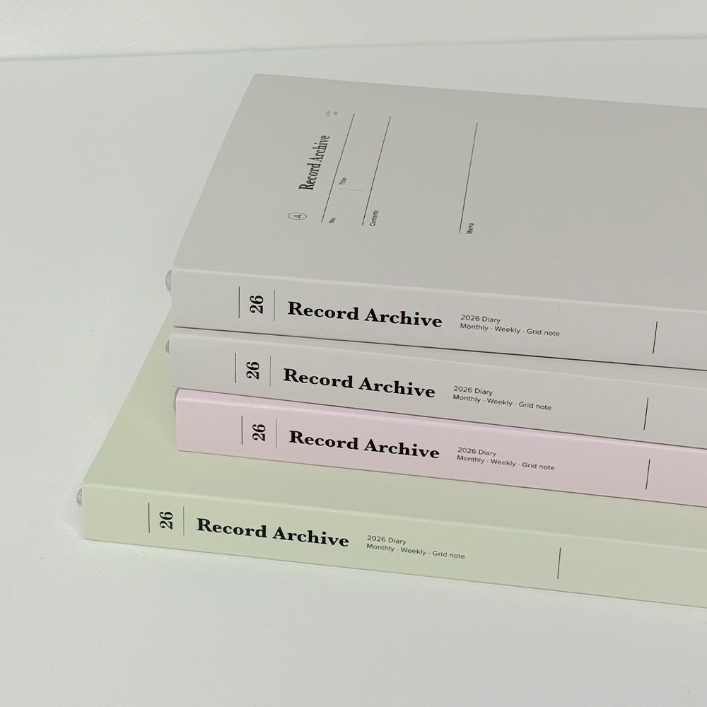 2026 Record Archive A6 Diary