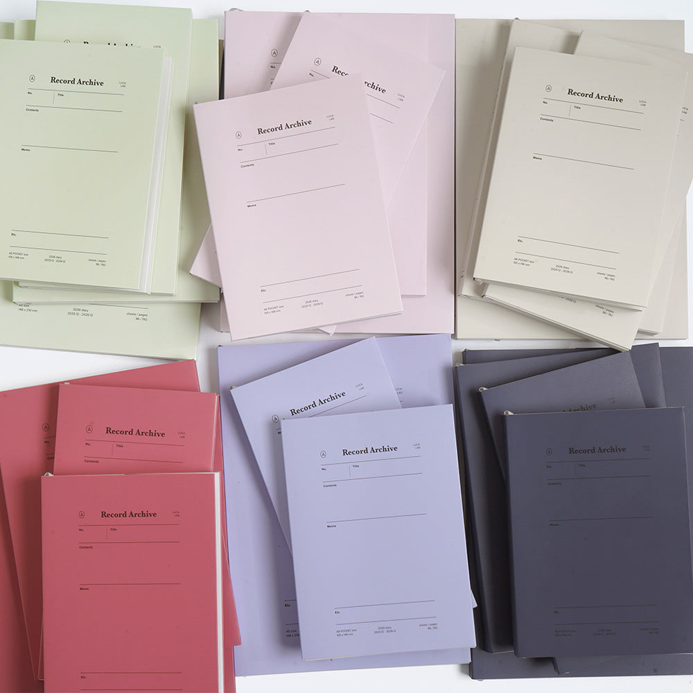 2026 Record Archive B6 Diary
