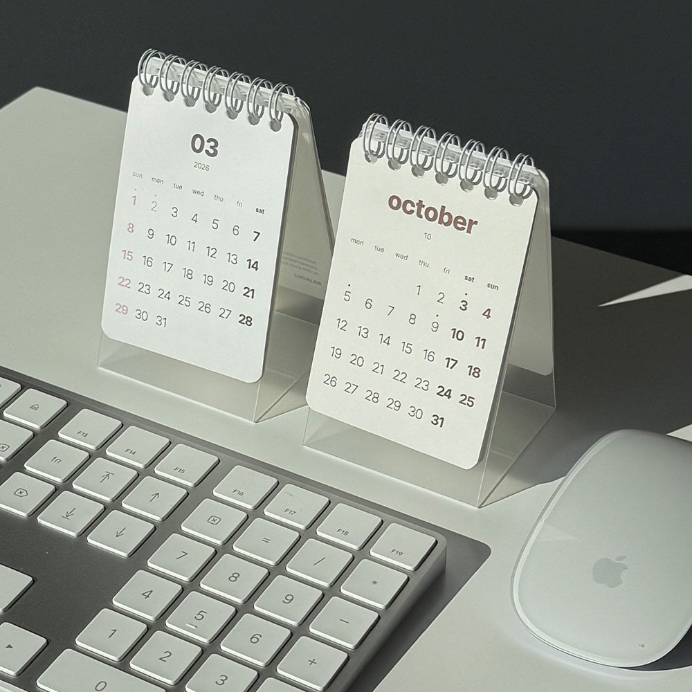 2026 Unboundary Mini Desk Calendar