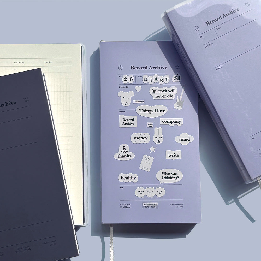 2026 Record Archive Handy Diary