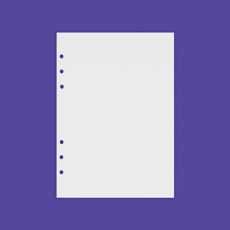 A5 refill blank note