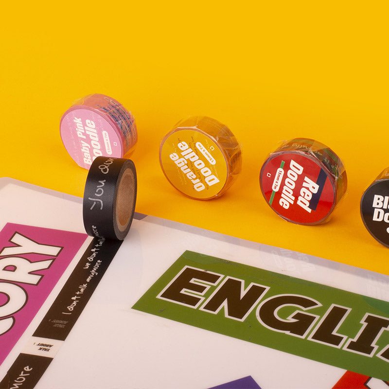 Doodle masking tape