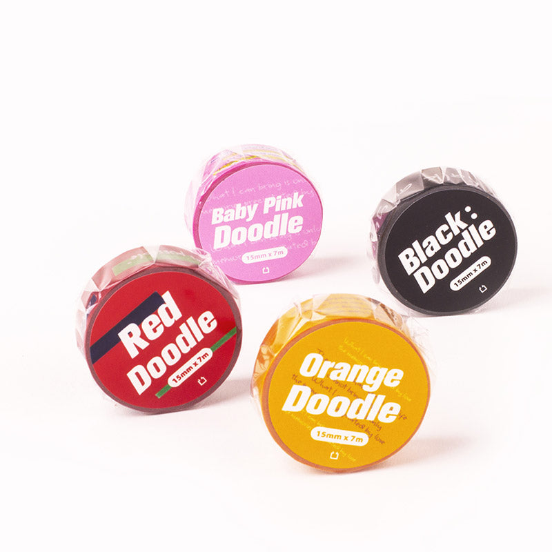 Doodle masking tape