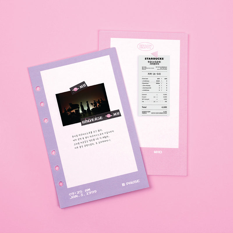 Archive refill video frame note