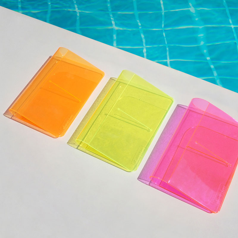 Summering Passport Wallet – Neon