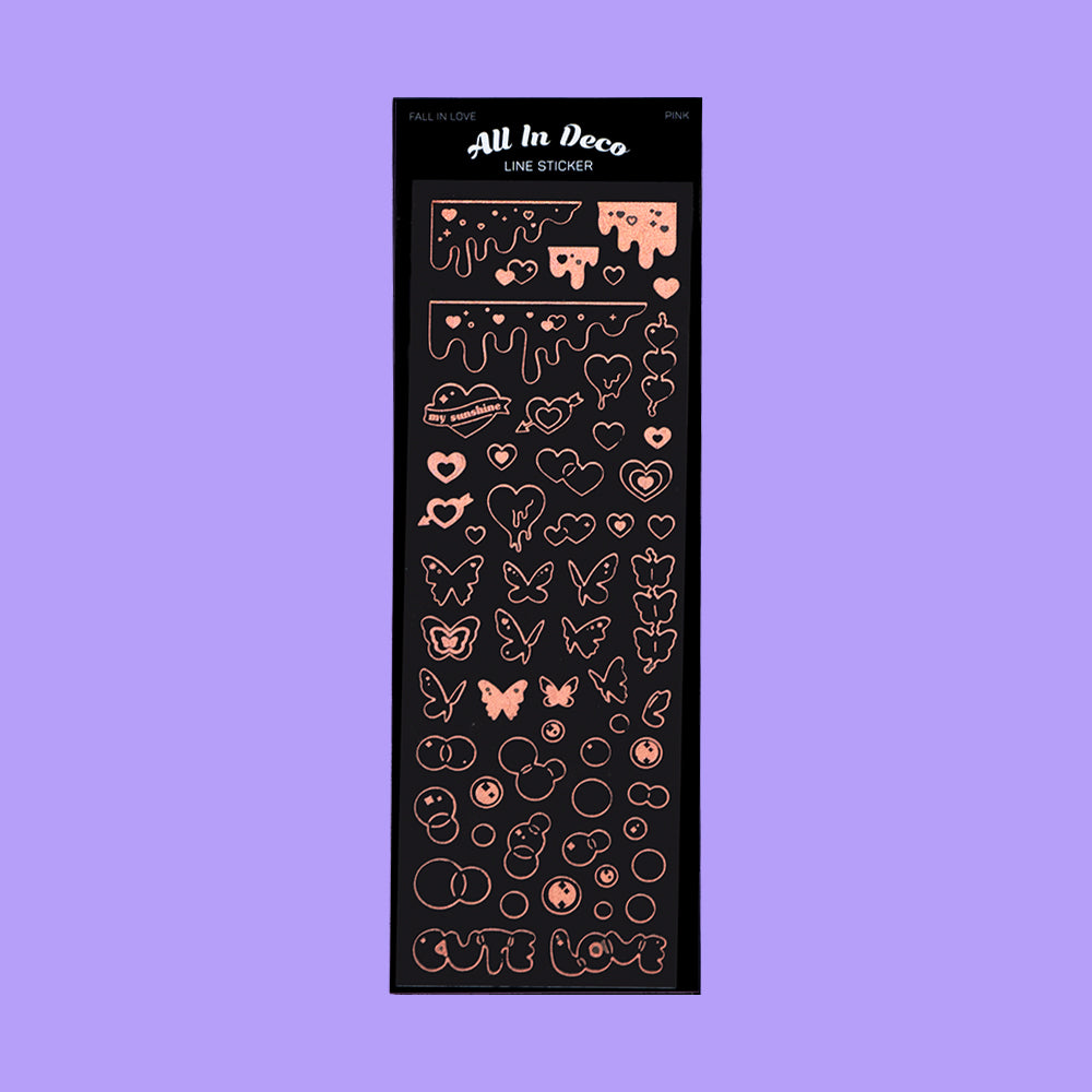 All in Deco Line Sticker