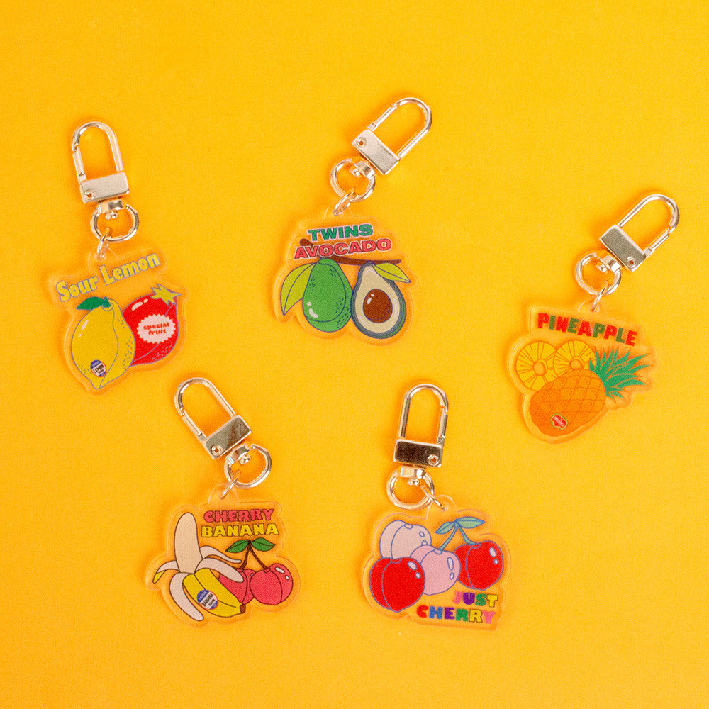Fruits Holiday Key Ring