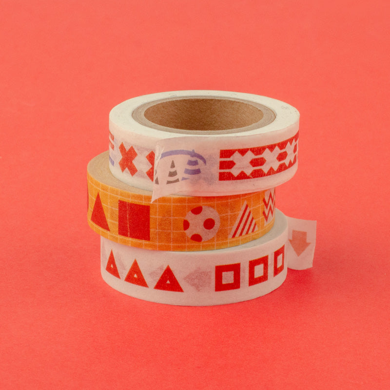 Red sign Masking Tape