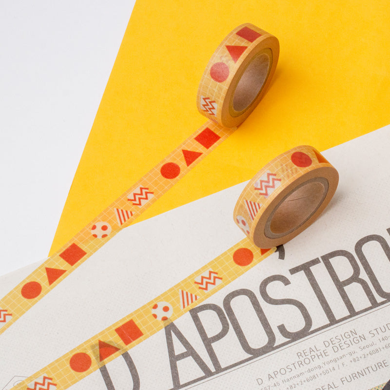 Red sign Masking Tape