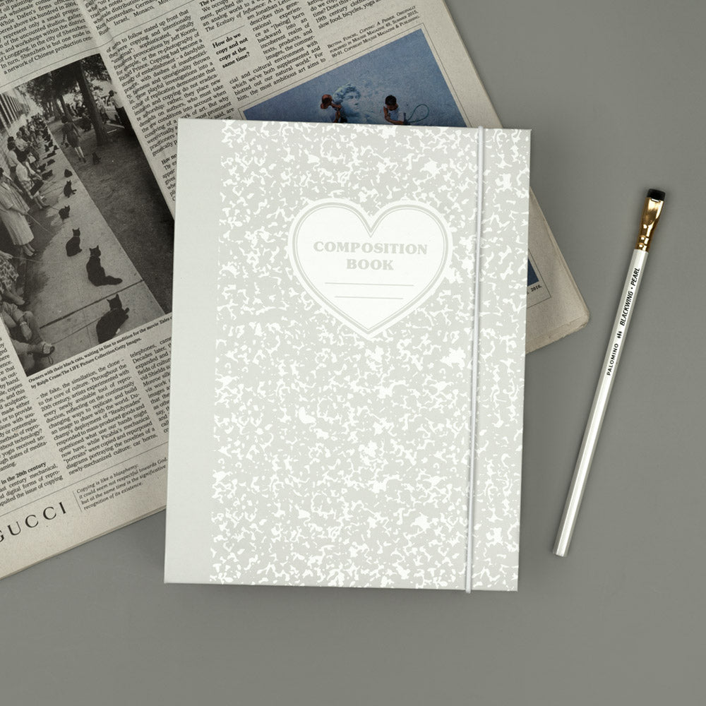 A5 25R White Ring Composition Hard cover