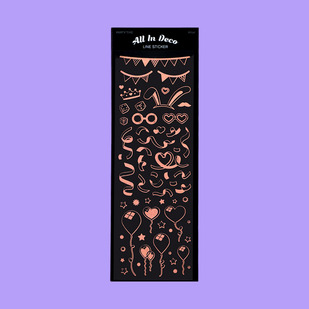 All in Deco Line Sticker