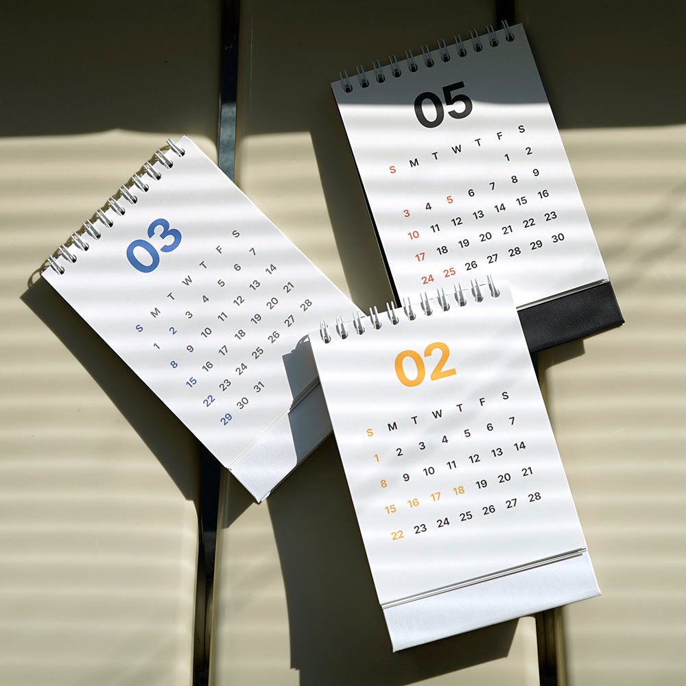 LUCALAB 2026 MMM Mini Desk Calendar