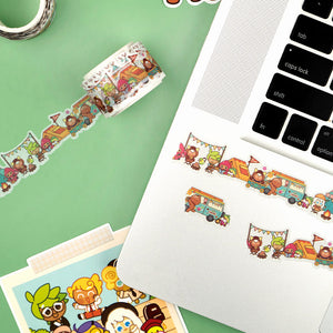 CookieRun Die Cut Masking Tape (4 types)