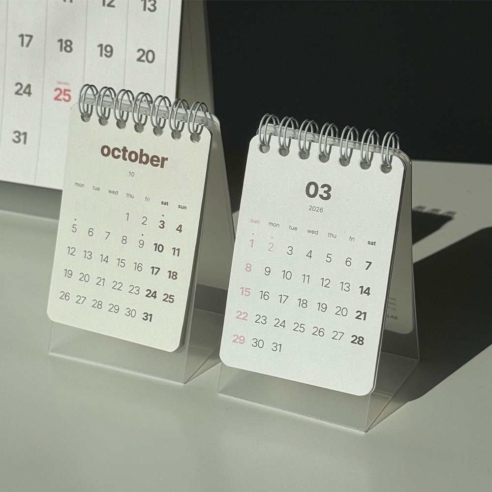 2026 Unboundary Mini Desk Calendar