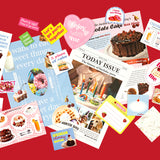 Magazine Deco Pack (20 pcs) Vol.1 Dessert Party