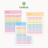 [Lucapad] Rainbow Cereal&Pop Candy Alphabet Number Goodnote Sticker