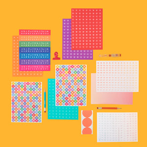 Rainbow Sticker Pack - 9 Piece Set