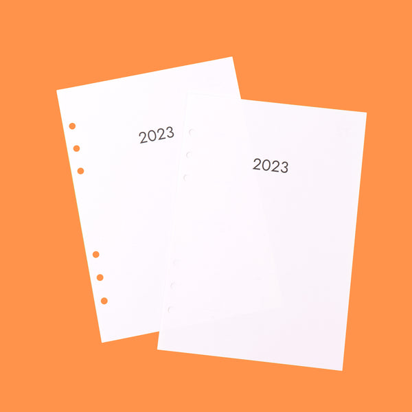 A5 2023 date type refill