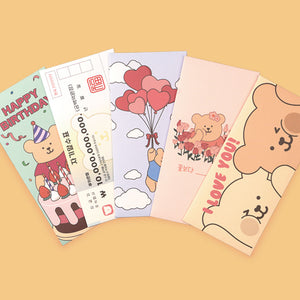 LUCA BEAR Money Envelope Set [5 Type*2ea]