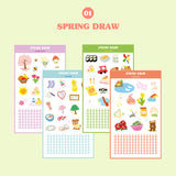 [Lucapad] Spring Draw Goodnote Sticker