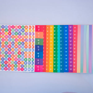 Rainbow Sticker Pack - 9 Piece Set