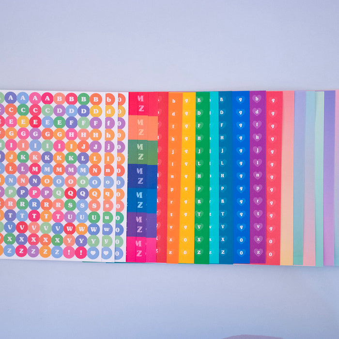 Rainbow Sticker Pack - 9 Piece Set