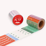 Daily index masking tape