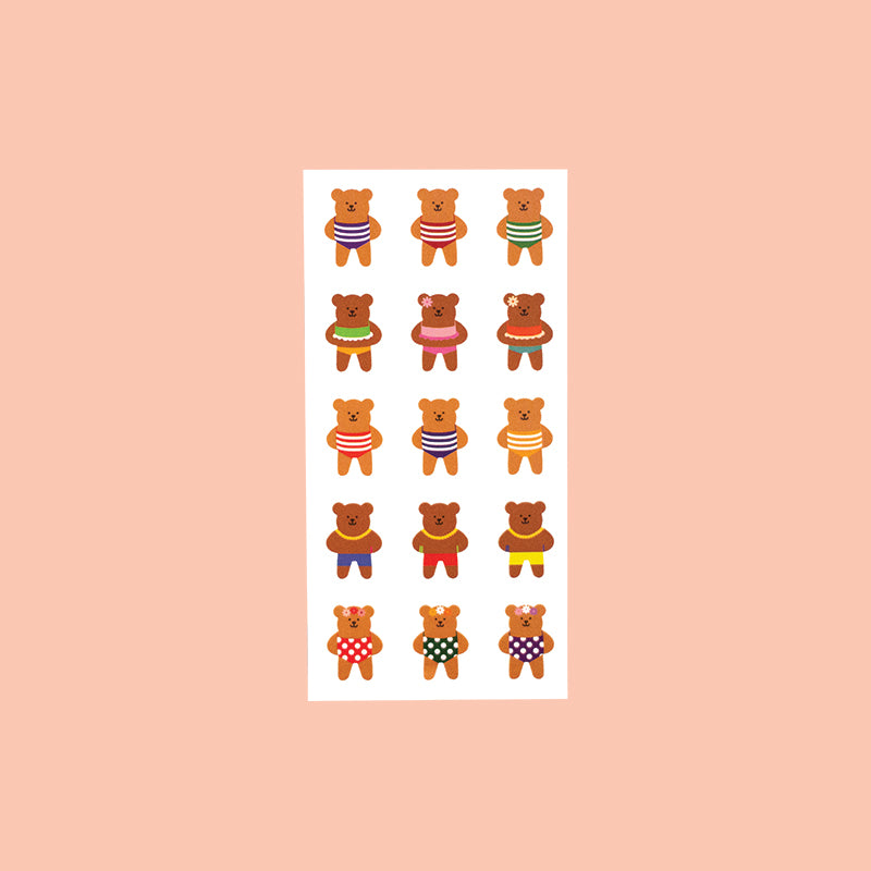 Heart Bear remover Sticker