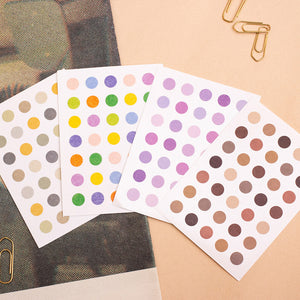 Polka dots Sticker_Tea Series