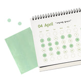 Clear Basic Circle Sticker Set