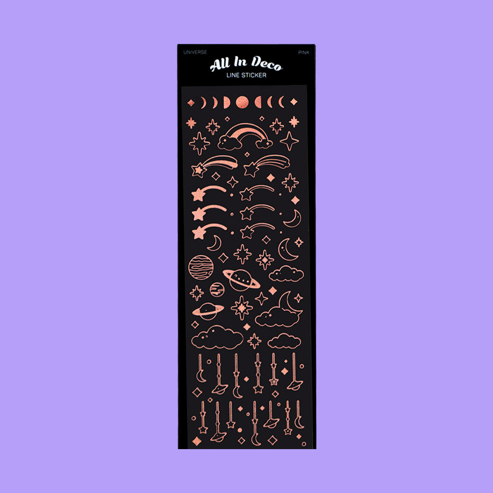 All in Deco Line Sticker